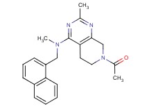 7-acetyl-N,2-dimethyl-N-(1-naphthylmethyl)-5,6,7,8-tetrahydropyrido[3,4-d]pyrimidin-4-amine