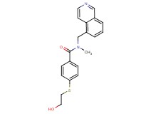 4-[(2-hydroxyethyl)thio]-N-(5-isoquinolinylmethyl)-N-methylbenzamide