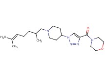 4-({1-[1-(2,6-dimethyl-5-hepten-1-yl)-4-piperidinyl]-1H-1,2,3-triazol-4-yl}carbonyl)morpholine