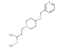 3-[({1-[3-(methylthio)butyl]-4-piperidinyl}oxy)methyl]pyridine