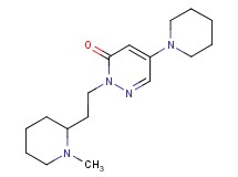 2-[2-(1-methylpiperidin-2-yl)ethyl]-5-piperidin-1-ylpyridazin-3(2H)-one
