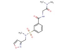 N-[2-(dimethylamino)-2-oxoethyl]-3-{[(isoxazol-3-ylmethyl)(methyl)amino]sulfonyl}benzamide