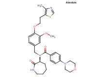 N-{3-methoxy-4-[2-(4-methyl-1,3-thiazol-5-yl)ethoxy]benzyl}-4-(4-morpholinyl)-N-[(3S)-2-oxo-3-azepanyl]benzamide