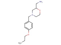 1-[4-(4-propoxybenzyl)morpholin-2-yl]methanamine