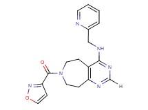 7-(isoxazol-3-ylcarbonyl)-N-(pyridin-2-ylmethyl)-6,7,8,9-tetrahydro-5H-pyrimido[4,5-d]azepin-4-amine