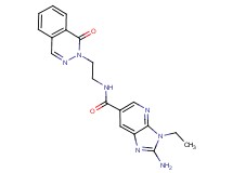 2-amino-3-ethyl-N-[2-(1-oxophthalazin-2(1H)-yl)ethyl]-3H-imidazo[4,5-b]pyridine-6-carboxamide