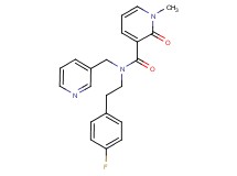 N-[2-(4-fluorophenyl)ethyl]-1-methyl-2-oxo-N-(pyridin-3-ylmethyl)-1,2-dihydropyridine-3-carboxamide