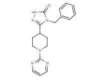 4-benzyl-5-[1-(2-pyrimidinyl)-4-piperidinyl]-2,4-dihydro-3H-1,2,4-triazol-3-one