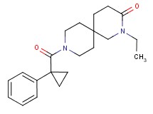 2-ethyl-9-[(1-phenylcyclopropyl)carbonyl]-2,9-diazaspiro[5.5]undecan-3-one