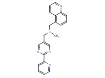 N-methyl-1-(2-pyridin-2-ylpyrimidin-5-yl)-N-(quinolin-5-ylmethyl)methanamine