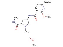 2-methoxy-N-{(3R,5S)-1-(3-methoxypropyl)-5-[(methylamino)carbonyl]pyrrolidin-3-yl}nicotinamide