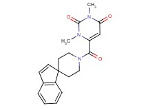 1,3-dimethyl-6-(1'H-spiro[indene-1,4'-piperidin]-1'-ylcarbonyl)pyrimidine-2,4(1H,3H)-dione
