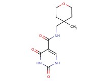 N-[(4-methyltetrahydro-2H-pyran-4-yl)methyl]-2,4-dioxo-1,2,3,4-tetrahydropyrimidine-5-carboxamide