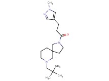 7-(2,2-dimethylpropyl)-2-[3-(1-methyl-1H-pyrazol-4-yl)propanoyl]-2,7-diazaspiro[4.5]decane