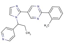 2-(2-methylphenyl)-5-[1-(1-pyridin-4-ylpropyl)-1H-imidazol-2-yl]pyrimidine