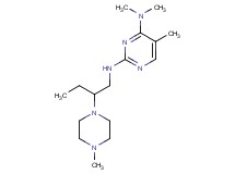 N~4~,N~4~,5-trimethyl-N~2~-[2-(4-methylpiperazin-1-yl)butyl]pyrimidine-2,4-diamine