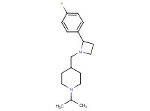 4-{[2-(4-fluorophenyl)azetidin-1-yl]methyl}-1-isopropylpiperidine