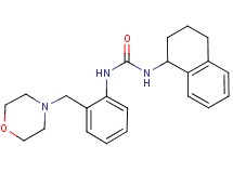 N-[2-(morpholin-4-ylmethyl)phenyl]-N'-(1,2,3,4-tetrahydronaphthalen-1-yl)urea