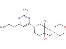 3,3-dimethyl-1-(2-methyl-6-propylpyrimidin-4-yl)-4-(morpholin-4-ylmethyl)piperidin-4-ol