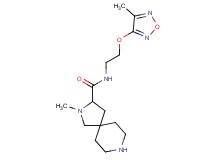 2-methyl-N-{2-[(4-methyl-1,2,5-oxadiazol-3-yl)oxy]ethyl}-2,8-diazaspiro[4.5]decane-3-carboxamide dihydrochloride