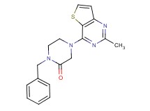 1-benzyl-4-(2-methylthieno[3,2-d]pyrimidin-4-yl)piperazin-2-one
