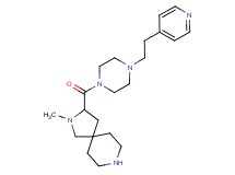 2-methyl-3-({4-[2-(4-pyridinyl)ethyl]-1-piperazinyl}carbonyl)-2,8-diazaspiro[4.5]decane dihydrochloride
