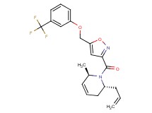 (2R*,6R*)-2-allyl-6-methyl-1-[(5-{[3-(trifluoromethyl)phenoxy]methyl}-3-isoxazolyl)carbonyl]-1,2,3,6-tetrahydropyridine