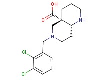 (4aS*,8aR*)-6-(2,3-dichlorobenzyl)octahydro-1,6-naphthyridine-4a(2H)-carboxylic acid