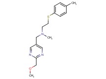 N-{[2-(methoxymethyl)pyrimidin-5-yl]methyl}-N-methyl-2-[(4-methylphenyl)thio]ethanamine