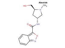 N-[(3R,5S)-5-(hydroxymethyl)-1-methylpyrrolidin-3-yl]-2,1-benzisoxazole-3-carboxamide
