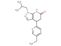 4-(5-ethylpyridin-2-yl)-1-isobutyl-1,4,5,7-tetrahydro-6H-pyrazolo[3,4-b]pyridin-6-one