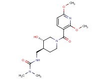 N'-({(3S*,4S*)-1-[(2,6-dimethoxypyridin-3-yl)carbonyl]-3-hydroxypiperidin-4-yl}methyl)-N,N-dimethylurea
