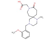 [4-(2-methoxybenzyl)-1-methyl-10-oxo-1,4,9-triazaspiro[5.6]dodec-9-yl]acetic acid