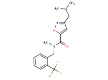3-isobutyl-N-methyl-N-[2-(trifluoromethyl)benzyl]-5-isoxazolecarboxamide