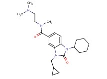 1-cyclohexyl-3-(cyclopropylmethyl)-N-[2-(dimethylamino)ethyl]-N-methyl-2-oxo-2,3-dihydro-1H-benzimidazole-5-carboxamide