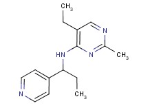5-ethyl-2-methyl-N-(1-pyridin-4-ylpropyl)pyrimidin-4-amine