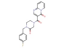3-{[4-(4-fluorobenzyl)-3-oxo-1-piperazinyl]carbonyl}-4H-pyrido[1,2-a]pyrimidin-4-one