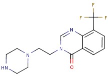 3-(2-piperazin-1-ylethyl)-8-(trifluoromethyl)quinazolin-4(3H)-one