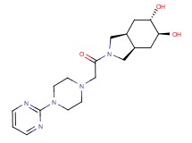 (3aR*,5S*,6S*,7aS*)-2-{[4-(2-pyrimidinyl)-1-piperazinyl]acetyl}octahydro-1H-isoindole-5,6-diol