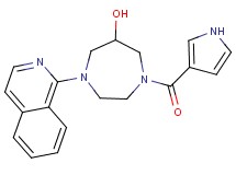 1-isoquinolin-1-yl-4-(1H-pyrrol-3-ylcarbonyl)-1,4-diazepan-6-ol