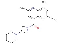 2,6,8-trimethyl-4-{[3-(1-piperidinyl)-1-azetidinyl]carbonyl}quinoline