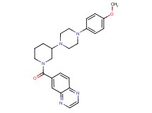 6-({3-[4-(4-methoxyphenyl)-1-piperazinyl]-1-piperidinyl}carbonyl)quinoxaline