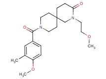 2-(2-methoxyethyl)-9-(4-methoxy-3-methylbenzoyl)-2,9-diazaspiro[5.5]undecan-3-one