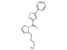 3-[(2-butyl-2,5-dihydro-1H-pyrrol-1-yl)carbonyl]-5-phenylisoxazole