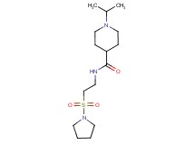 1-isopropyl-N-[2-(pyrrolidin-1-ylsulfonyl)ethyl]piperidine-4-carboxamide