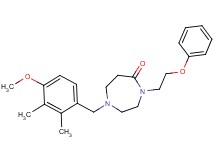 1-(4-methoxy-2,3-dimethylbenzyl)-4-(2-phenoxyethyl)-1,4-diazepan-5-one