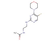 N-{2-[(5-fluoro-4-morpholin-4-ylpyrimidin-2-yl)amino]ethyl}acetamide