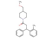 4-(methoxymethyl)-1-[3-(2-methylphenyl)-3-phenylpropanoyl]piperidine
