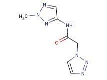 N-(2-methyl-2H-1,2,3-triazol-4-yl)-2-(1H-1,2,3-triazol-1-yl)acetamide