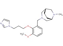 (1R*,5S*)-3-{2-[3-(1H-imidazol-1-yl)propoxy]-3-methoxybenzyl}-6-methyl-3,6-diazabicyclo[3.2.2]nonane